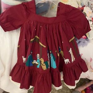 Eleanor Rose Nativity Dress Size 3/4